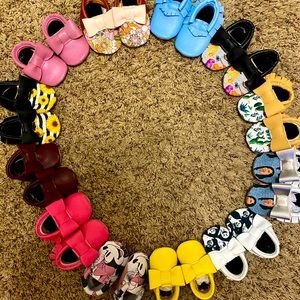 Baby Shoe Lot size 1 & 2/3 (12 total)